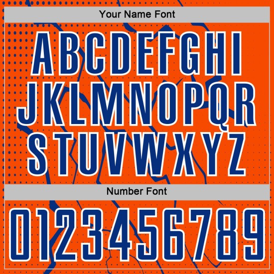 Uniform Royal-White Soccer Lightning Sports Sublimation Orange Custom Jersey Uniform Royal-White Soccer Lightning Sports Sublimation Orange Custom Jersey