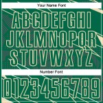 Kelly Soccer Jersey Lines Cream Custom Green Uniform Sports Sublimation Kelly Soccer Jersey Lines Cream Custom Green Uniform Sports Sublimation