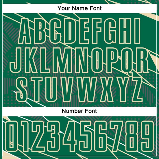 Kelly Soccer Jersey Lines Cream Custom Green Uniform Sports Sublimation Kelly Soccer Jersey Lines Cream Custom Green Uniform Sports Sublimation