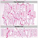 Custom Soccer White Uniform Jersey Sublimation Pink Lightning Sports Custom Soccer White Uniform Jersey Sublimation Pink Lightning Sports