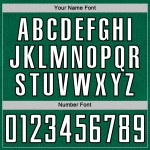 Jersey Shape Sublimation Uniform Green Geometric Soccer Kelly White-Black Custom Sports Jersey Shape Sublimation Uniform Green Geometric Soccer Kelly White-Black Custom Sports