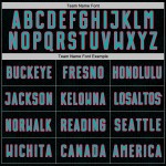 Sublimation Sports Geometric Soccer Jersey Uniform Black Shape Pink Custom Aqua-Neon