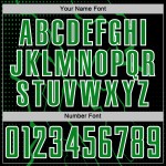 Sports Grass Green-White Sublimation Black Lightning Custom Uniform Soccer Jersey Sports Grass Green-White Sublimation Black Lightning Custom Uniform Soccer Jersey